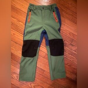 Kids' Outdoor Cargo Pants - Green, Blue, and Black